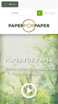 Mobile Screenshot of paperforpaper.nl